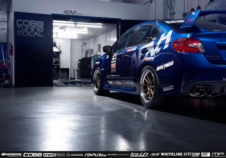  Subaru WRX STI on ADV.1 Wheels (ADV10MTFCS) 2015 года  (фото 6 из 15)